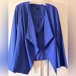 Lane Bryant blue blazer jacket size 20 excellent condition.